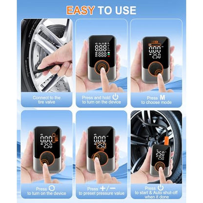 Air Car Accessories: SINGARO Tire Inflator Portable Air – Packaging