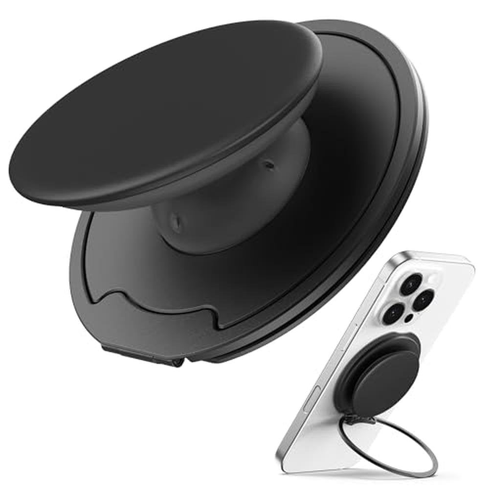 Sinjimoru MagSafe Phone Grip: 3000G Magnetic Hold – Front View