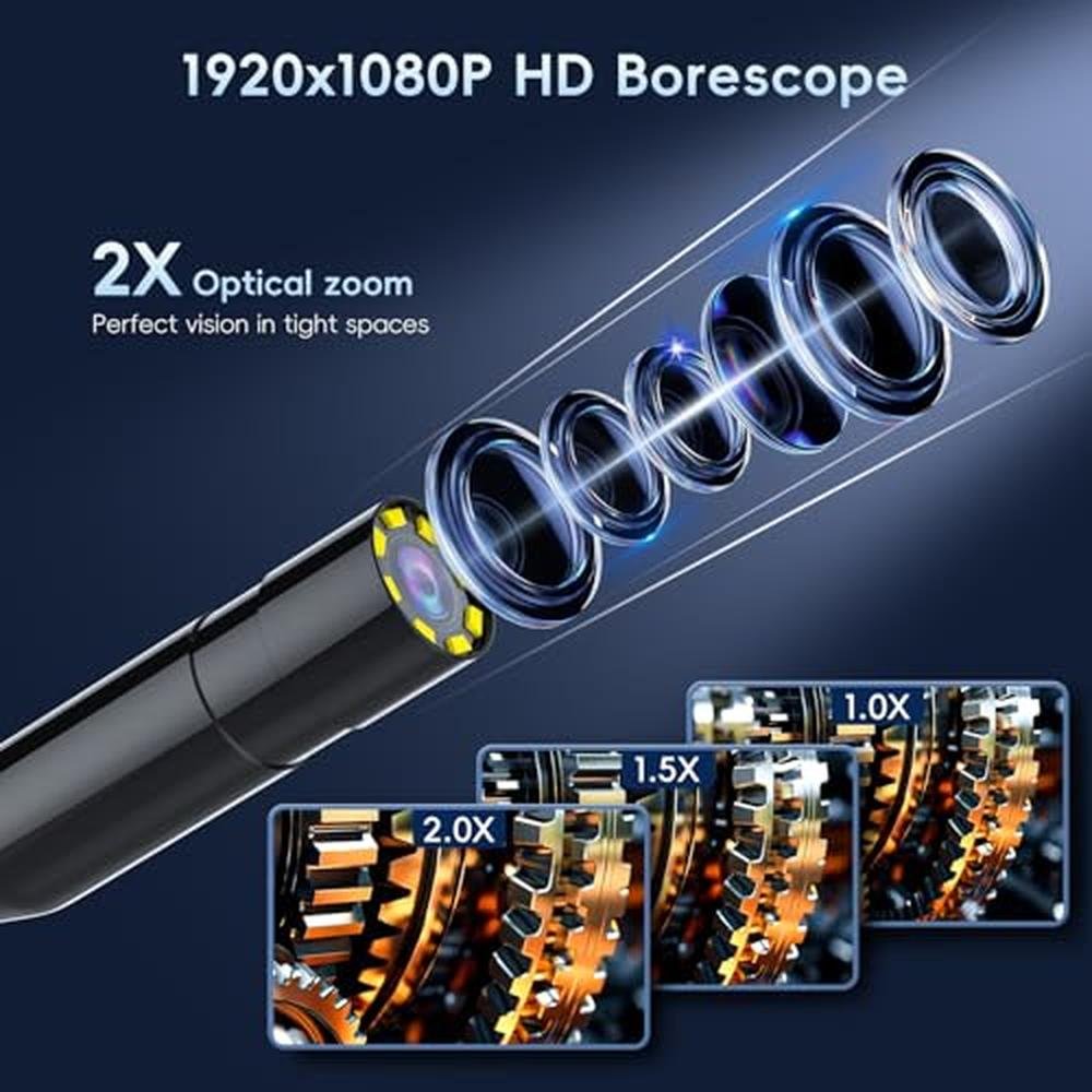 Camera Skybasic: SKYBASIC Industrial Endoscope Borescope – Close-up Detail