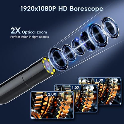 Camera Skybasic: SKYBASIC Industrial Endoscope Borescope – Close-up Detail