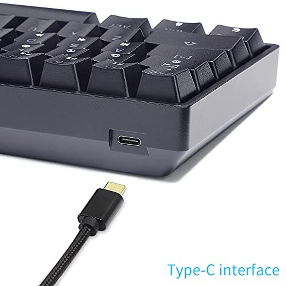 Keyboard Mechanical: SKYLOONG GK61 SK61 60% Portable – In Use