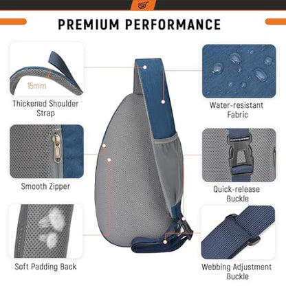 Sling Bag: SKYSPER Sling Bag RFID Crossbody – In Use