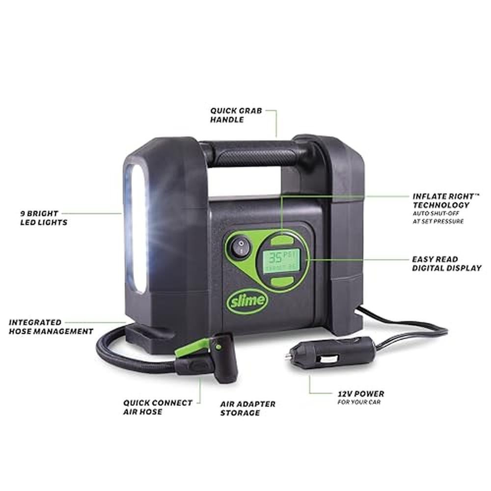 Slime 40047: Portable Car Air Compressor – Packaging
