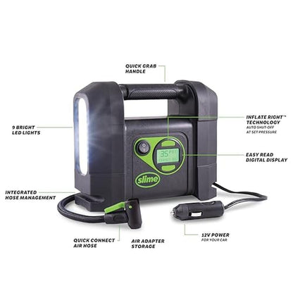 Slime 40047: Portable Car Air Compressor – Packaging