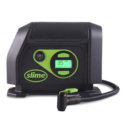 Slime 40088: Portable Car Air Compressor Tire Inflator – Front View