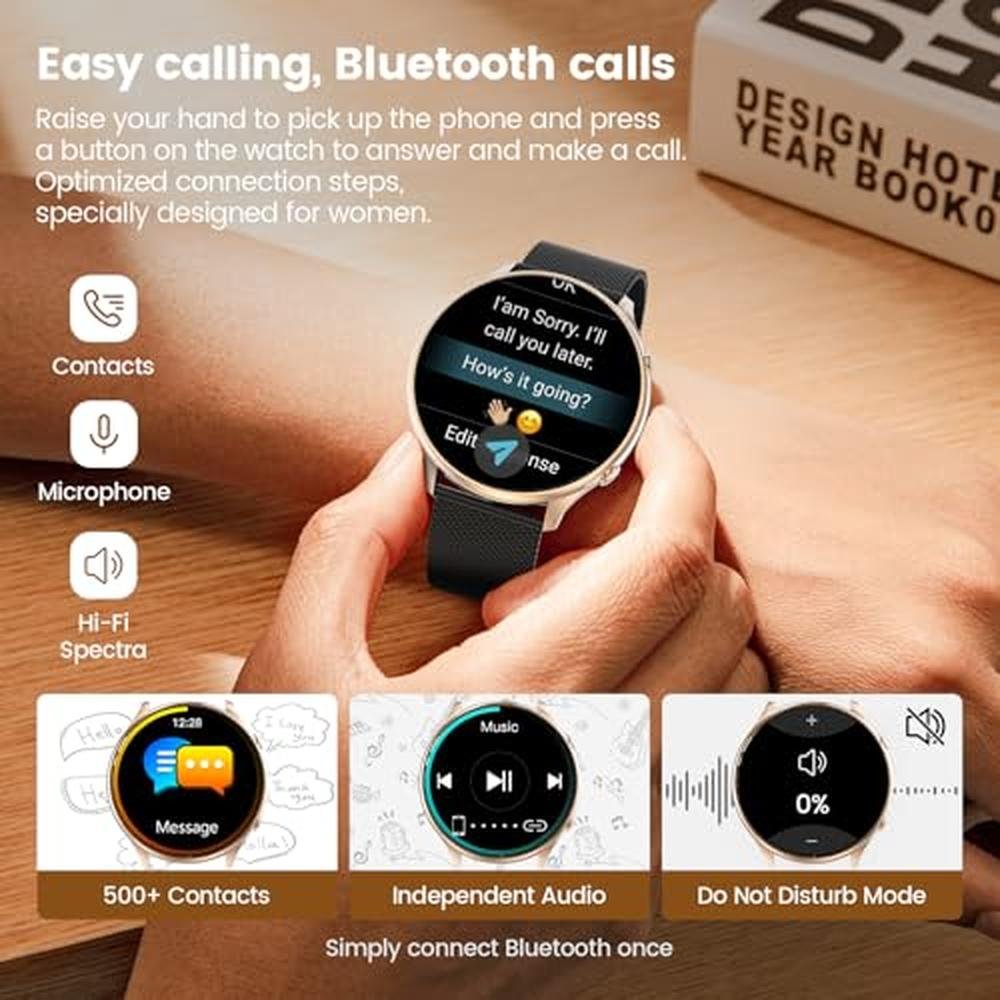 Tracker Watch: SLOKSFil Smart Watch 1.39 HD – Close-up Detail