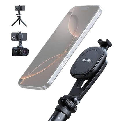 Phone Mount: SmallRig AC-10 Magnetic Attachable Phone Clamp – Front View