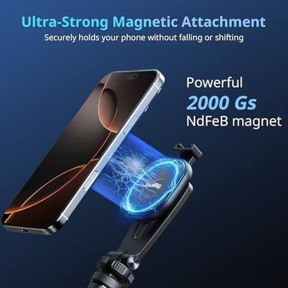 Phone Mount: SmallRig AC-10 Magnetic Attachable Phone Clamp – Side View