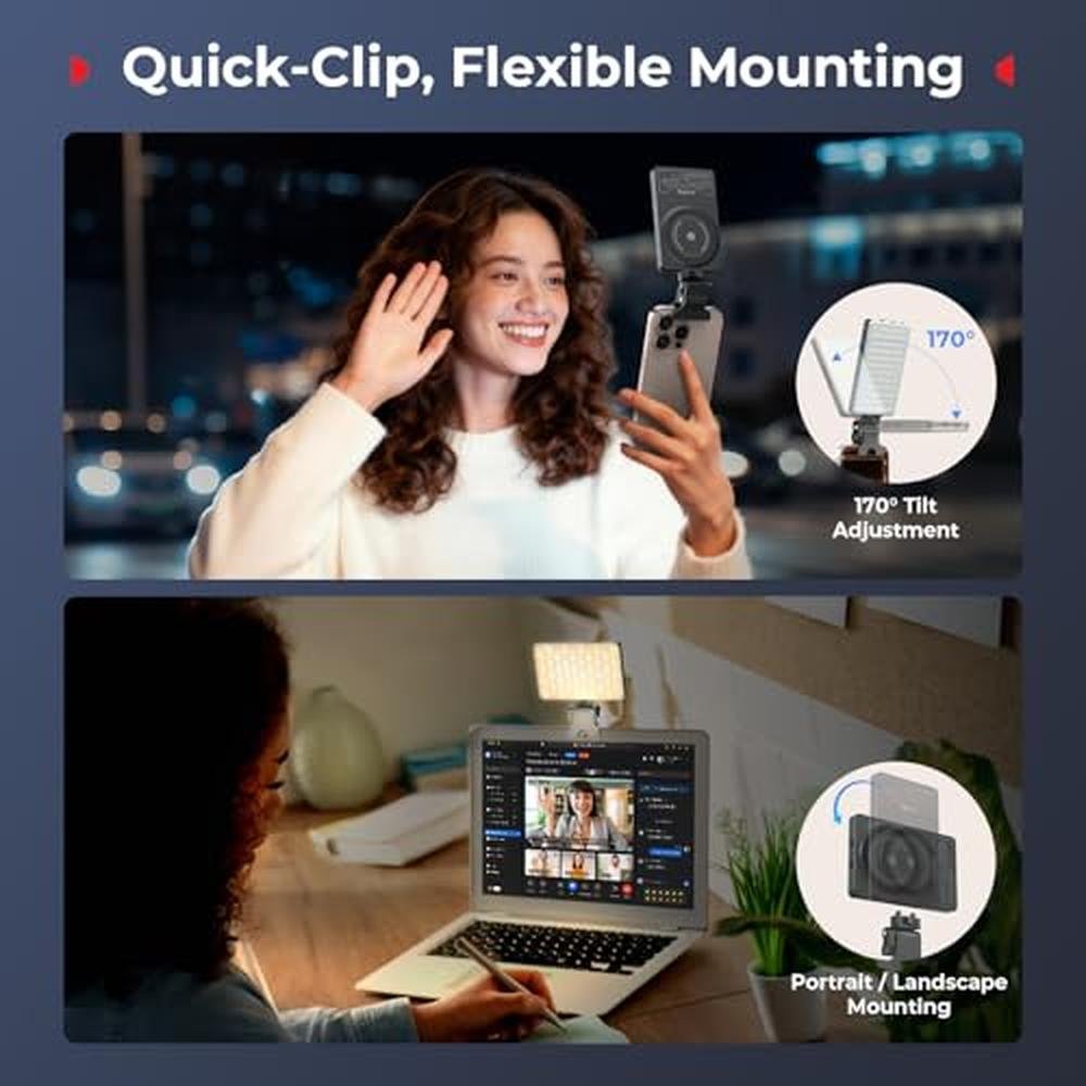 SmallRig M3 Magnetic Selfie Phone Light – In Use