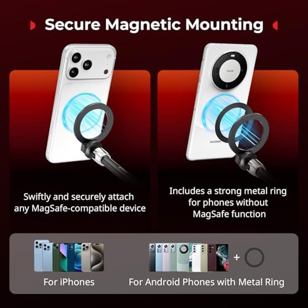 Magic Arm: SmallRig Magic Arm Clamp with 1/4" Screw – Side View