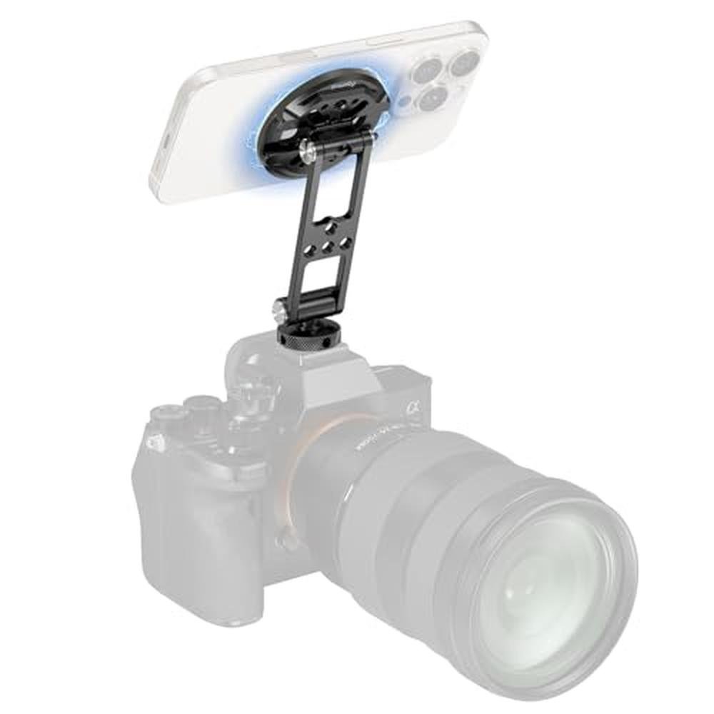 Phone Mount: SmallRig Magnetic Metal Phone Mount with Cold – Front View