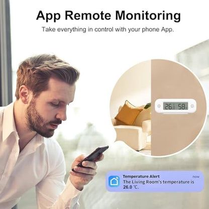 Temperature Digital: Smart Digital Thermometer Hygrometer – Close-up Detail