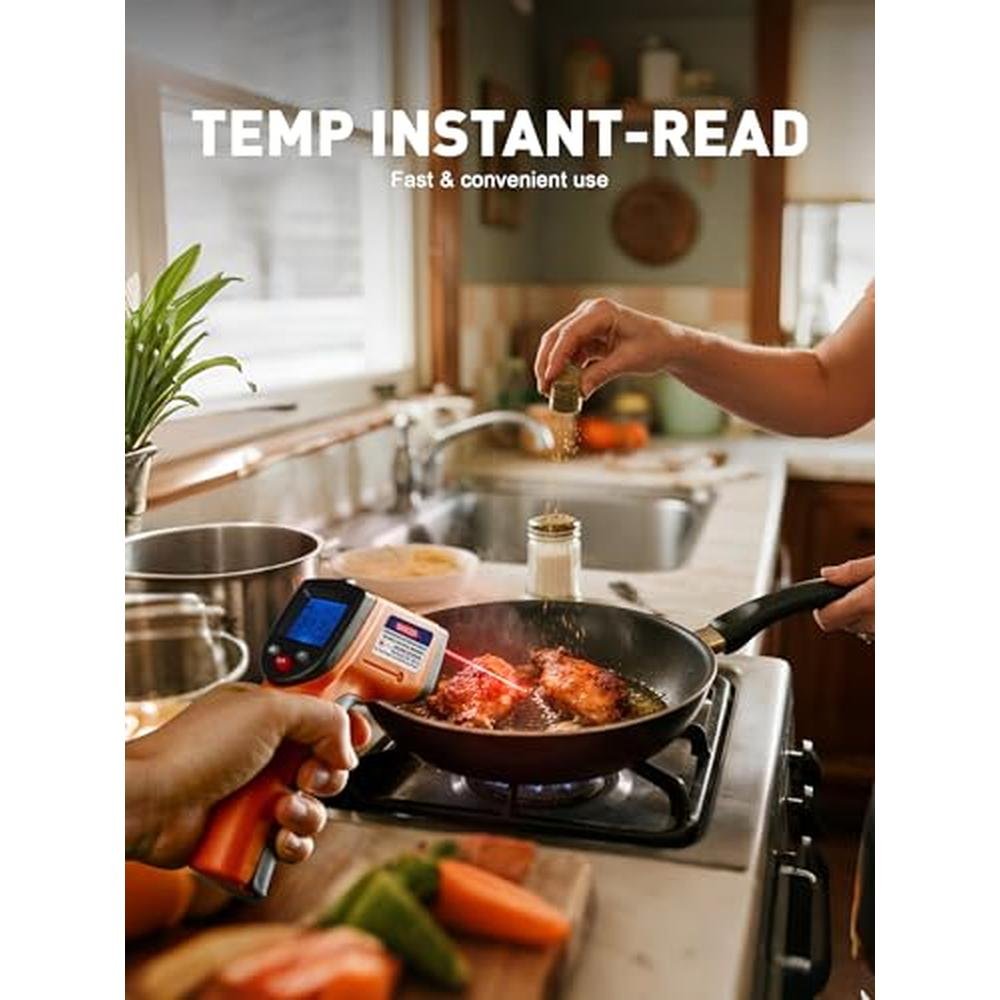 Infrared Thermometer Gun: SMART JERRY Digital Temperature – Packaging