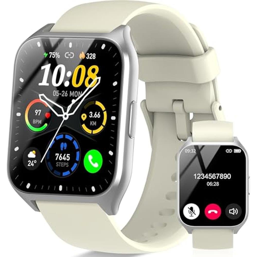 Watch Tracker: 1.85 HD Smartwatches for Men – Front View