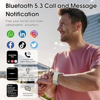 Watch Tracker: 1.85 HD Smartwatches for Men – Side View