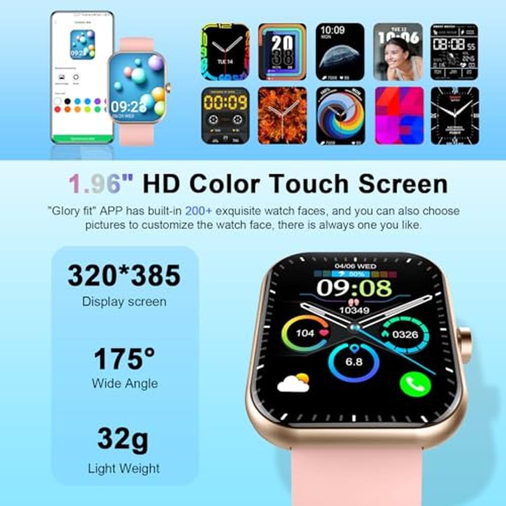 Smart Watch Answer: Motast Y66 1.96 inch Smartwatch for Men – Side View