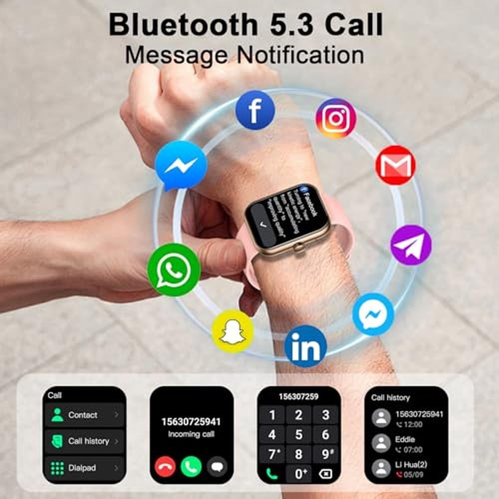 Smart Watch Answer: Motast Y66 1.96 inch Smartwatch for Men – Close-up Detail