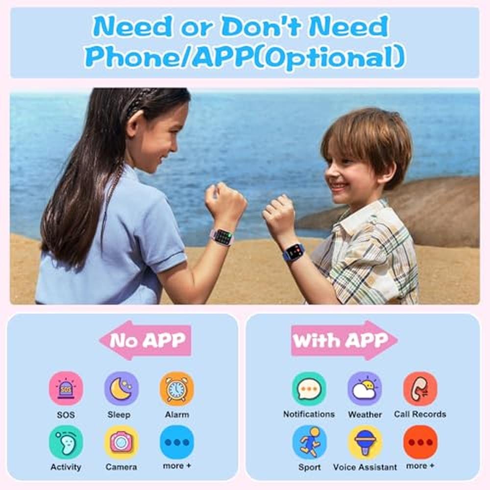 Watch Kids: Monowul Smart Watch for Kids 1.85 Fitness – Side View