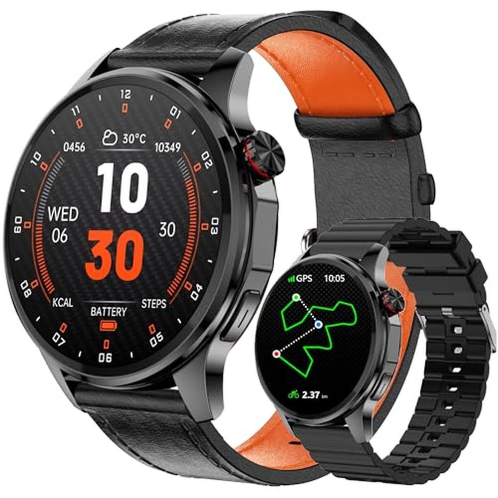 Watch Men: Smart Watch for Men Built-in GPS – Front View