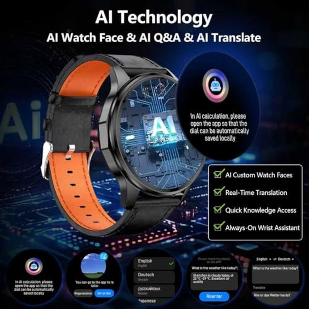 Watch Men: Smart Watch for Men Built-in GPS – Close-up Detail