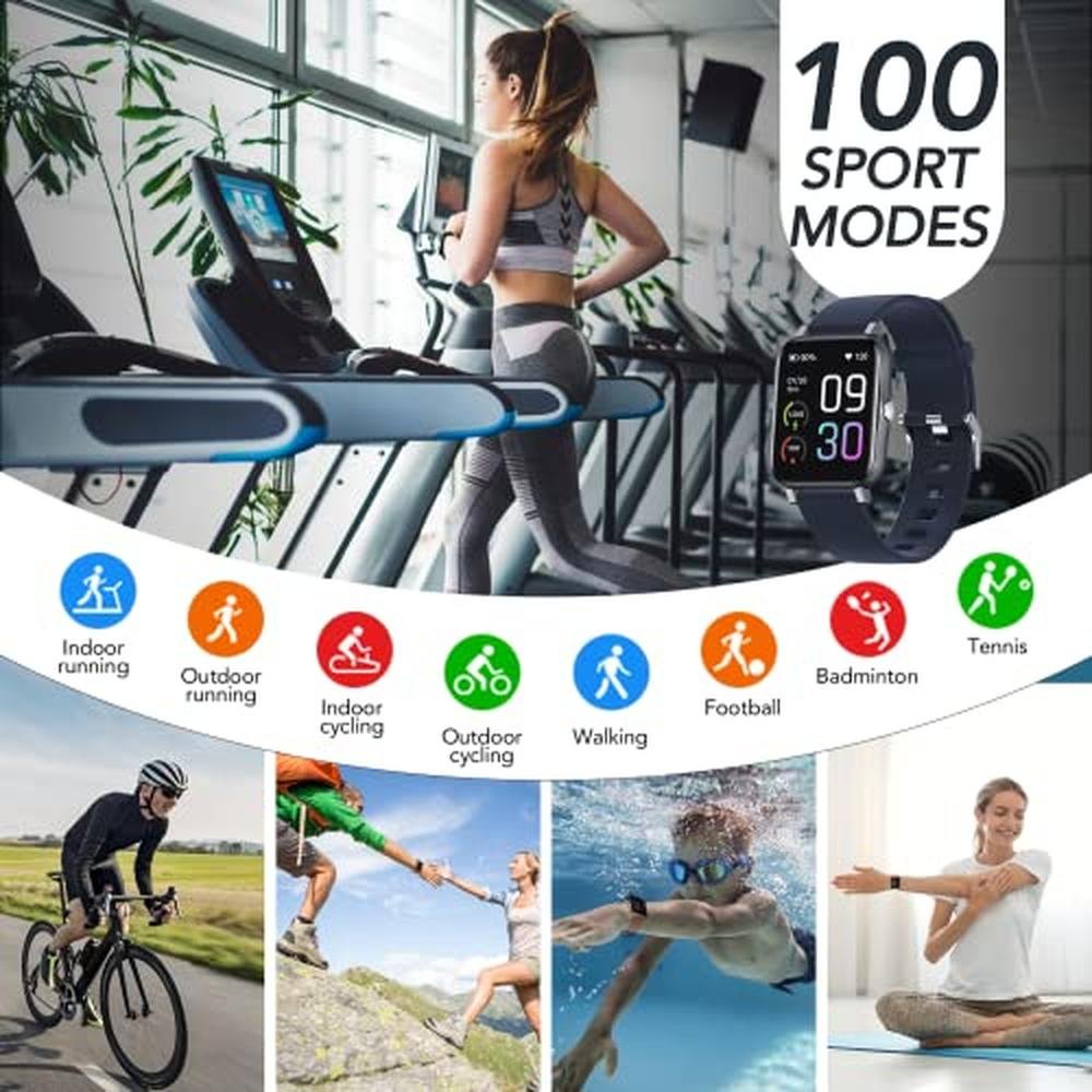 Watch Fitness: Smart Watch for Men and Women – Side View