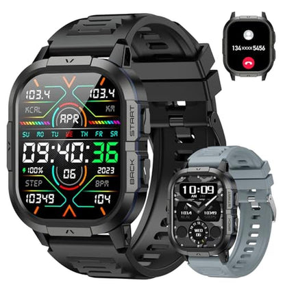 Watch Men: Smart Watch for Men Fitness Tracker Military – Front View