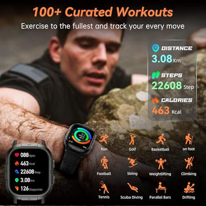 Watch Men: Smart Watch for Men Fitness Tracker Military – In Use