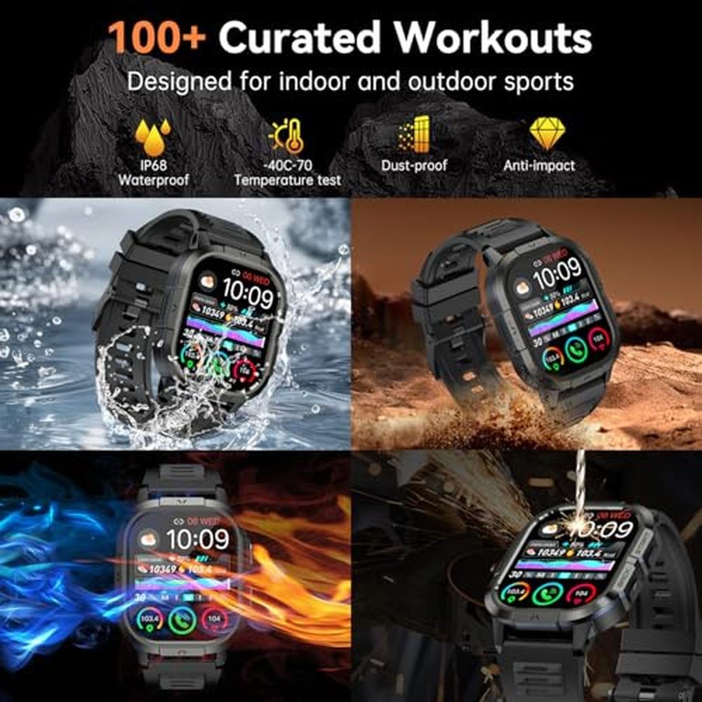 Watch Men: Smart Watch for Men Fitness Tracker Military – Packaging
