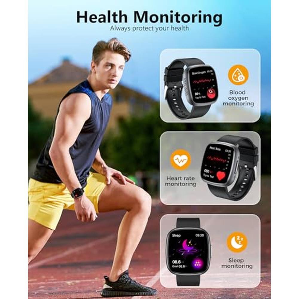 Watch Men: Smart Watch for Men and Women 1.72 Super Retina – Side View
