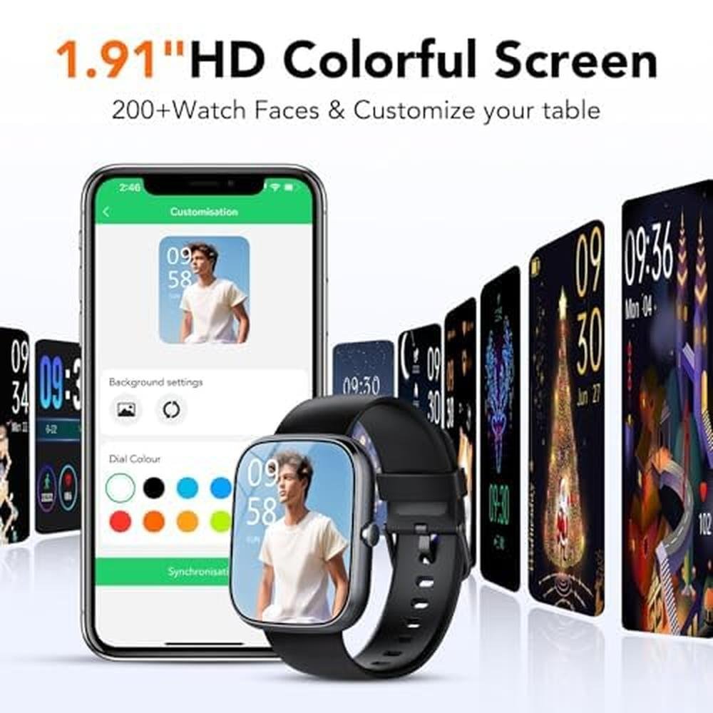 Watch Monitor: Smart Watch for Men Women with Heart Rate – Close-up Detail
