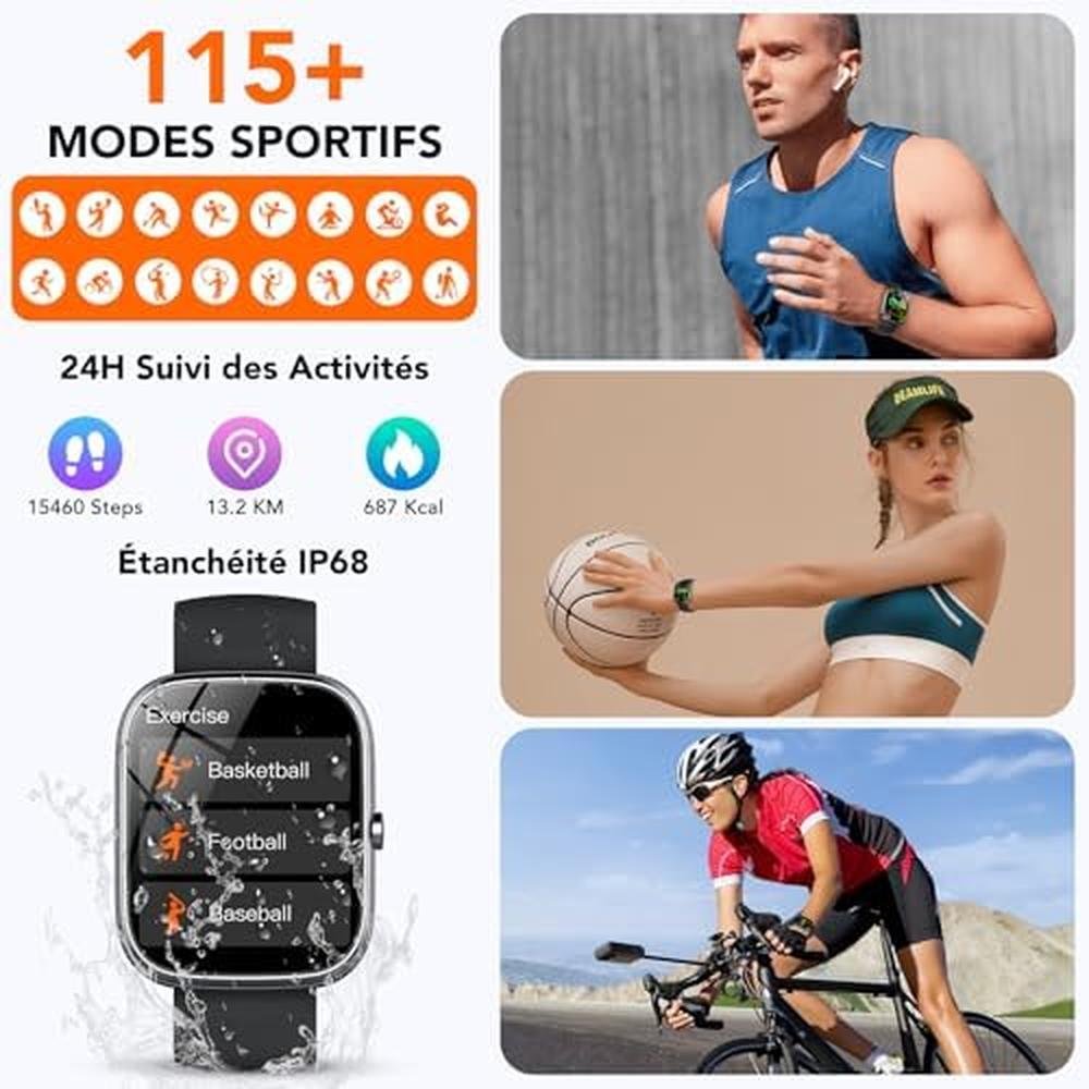 Watch Monitor: Smart Watch for Men Women with Heart Rate – In Use