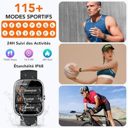 Watch Monitor: Smart Watch for Men Women with Heart Rate – In Use