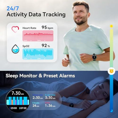 Smart Watch for Men: USA Warehouse AMOLED Ultra-Clear Screen – In Use