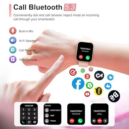 Watch Monitor: Smart Watch for Men and Women with Heart – Side View