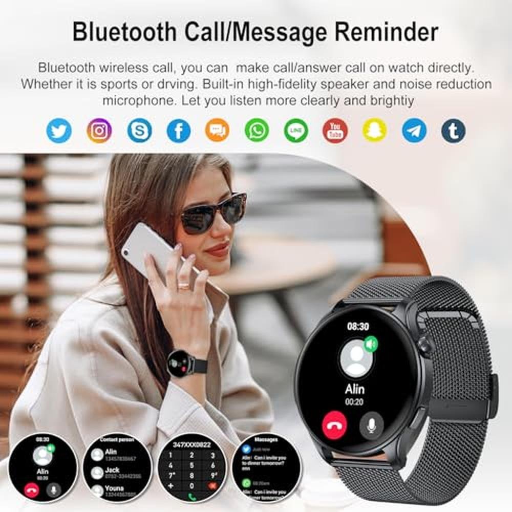 Watch Men: Premium Smartwatch for Men and Women – Side View