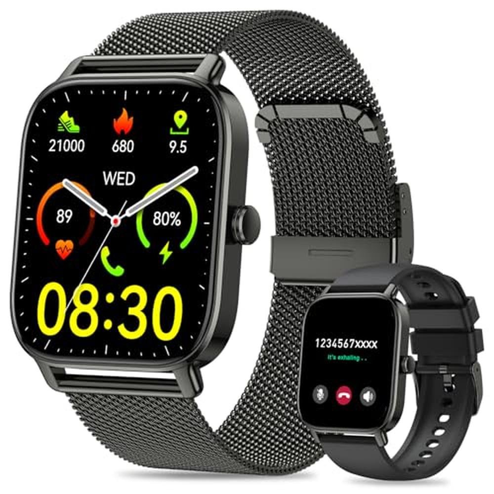Men Watches: Smart Watch for Men and Women Fitness – Front View