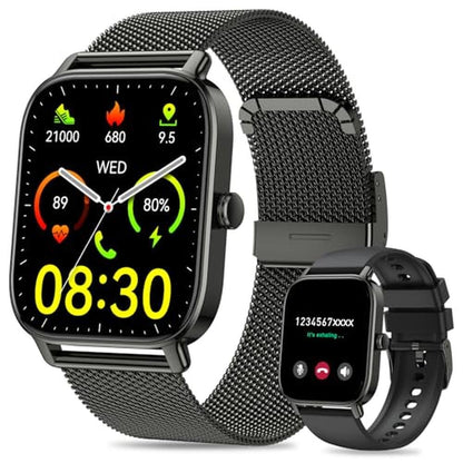Watch Men: Premium Smartwatch Waterproof – Front View