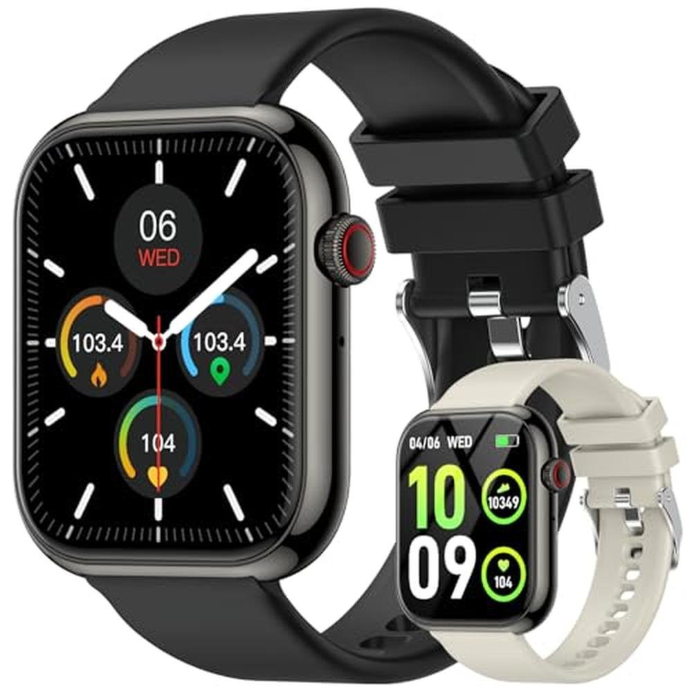 Men Watches: Smart Watch for Men Women Fitness Waterproof – Front View