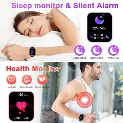 Men Watches: Smart Watch for Men Women Fitness Waterproof – Close-up Detail