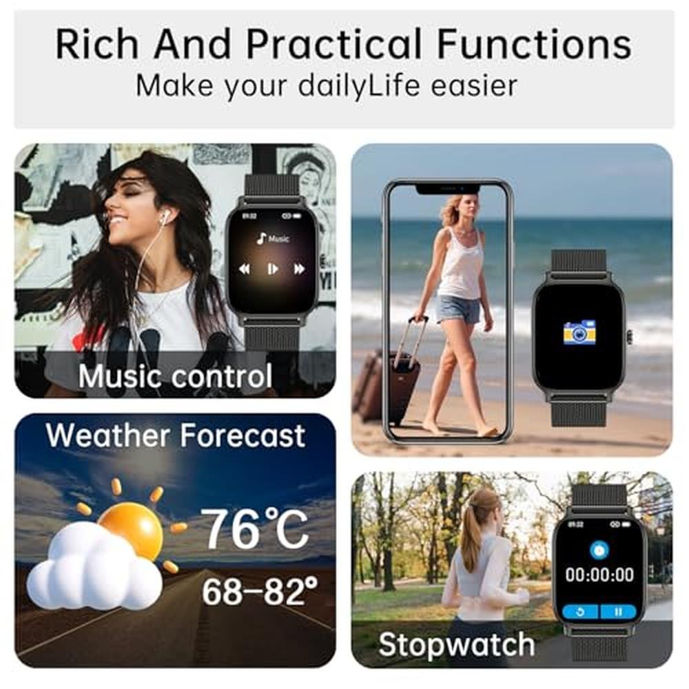 Men Watches: Smart Watch for Men and Women Fitness – Packaging