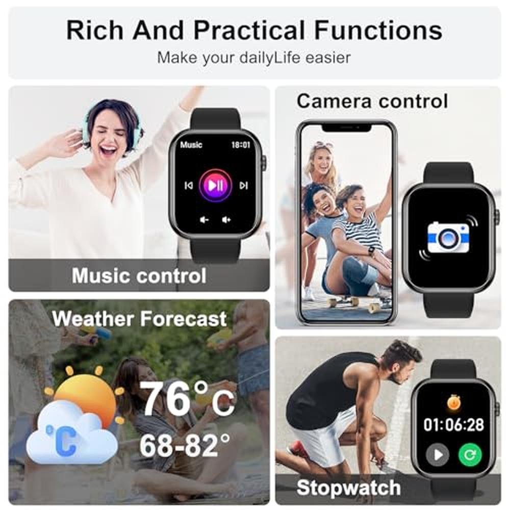 Men Watches: Smart Watch for Men Women Fitness Waterproof – Packaging