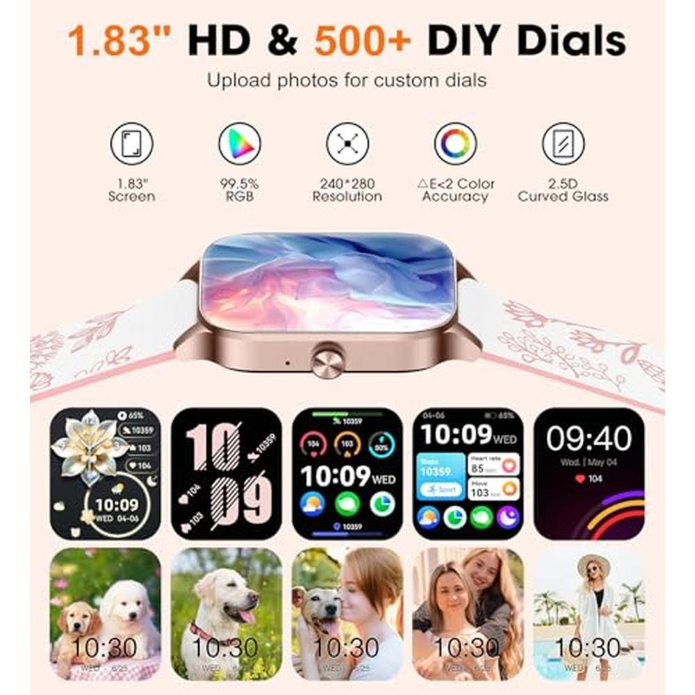 Smart Watch for Women: INNOFOVO Answer Make Calls 1.83 HD – In Use