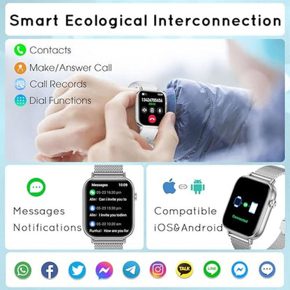 Smart Watch for Women: 1.83 HD Display – Close-up Detail