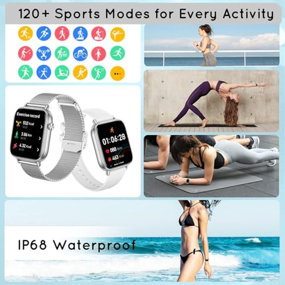 Smart Watch for Women: 1.83 HD Display – In Use