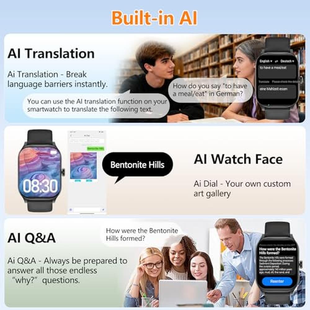 Watch Women: Smart Watch for Women and Men with Text and – Packaging
