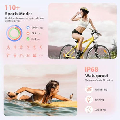 Smart Watch for Women: LW92 Smartwatch with Bluetooth – In Use