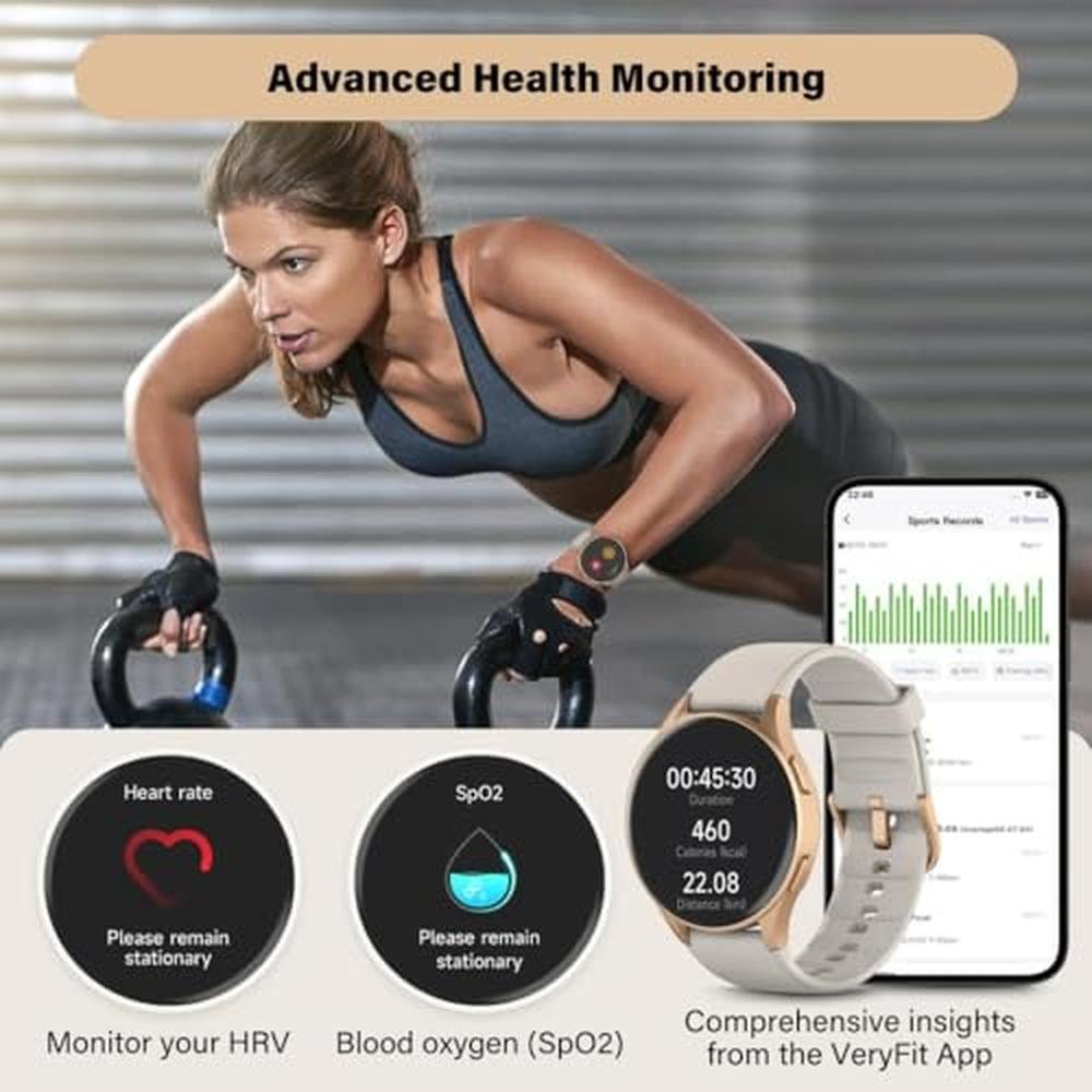 Smart Watch Women: 1.32 AMOLED GPS – Side View