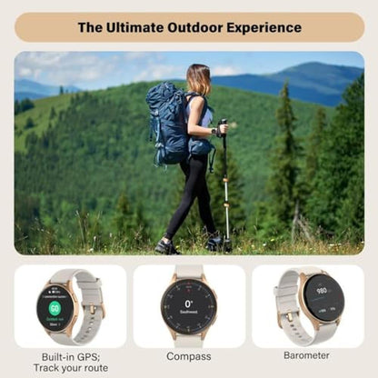 Smart Watch Women: 1.32 AMOLED GPS – Close-up Detail