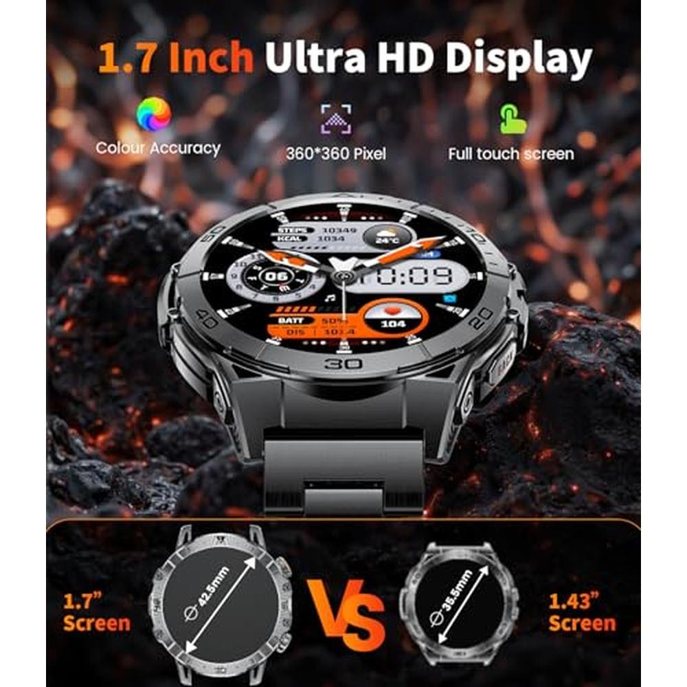 Smart Watches for Men: Ultra HD Screen – In Use