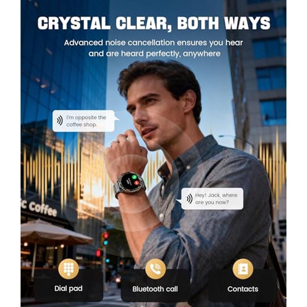 Men Watches: Luxury Smartwatches for Android iPhone – In Use